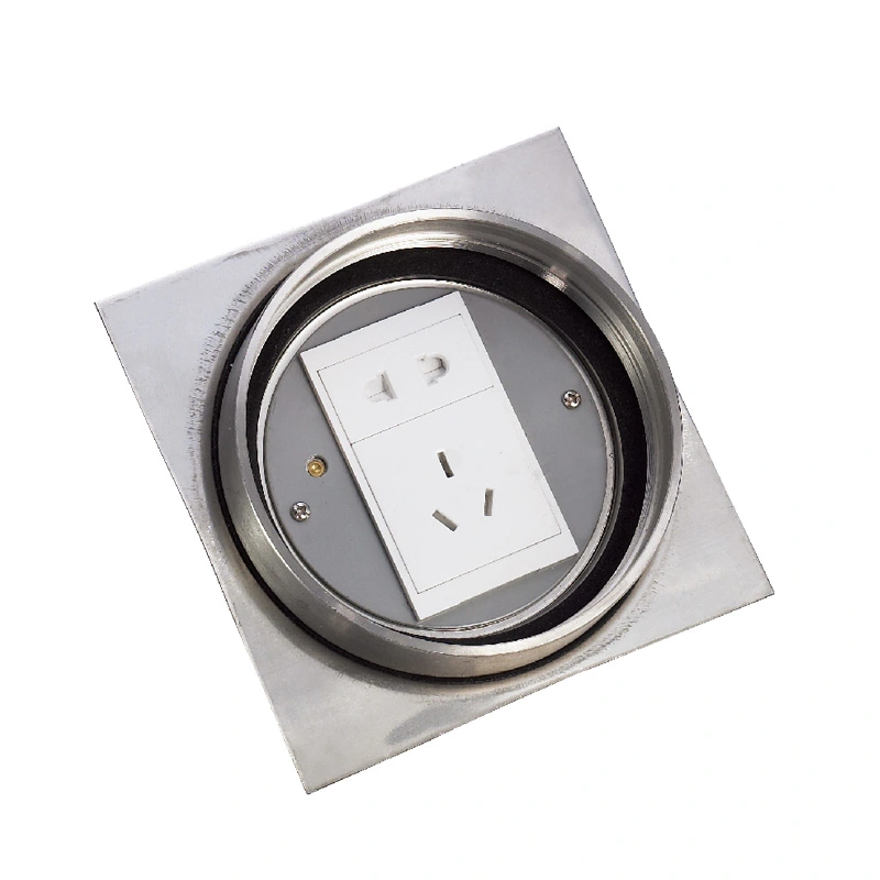 127mm Cover Solum occultatum circa Socket Swivel Type Underfloor Sockets