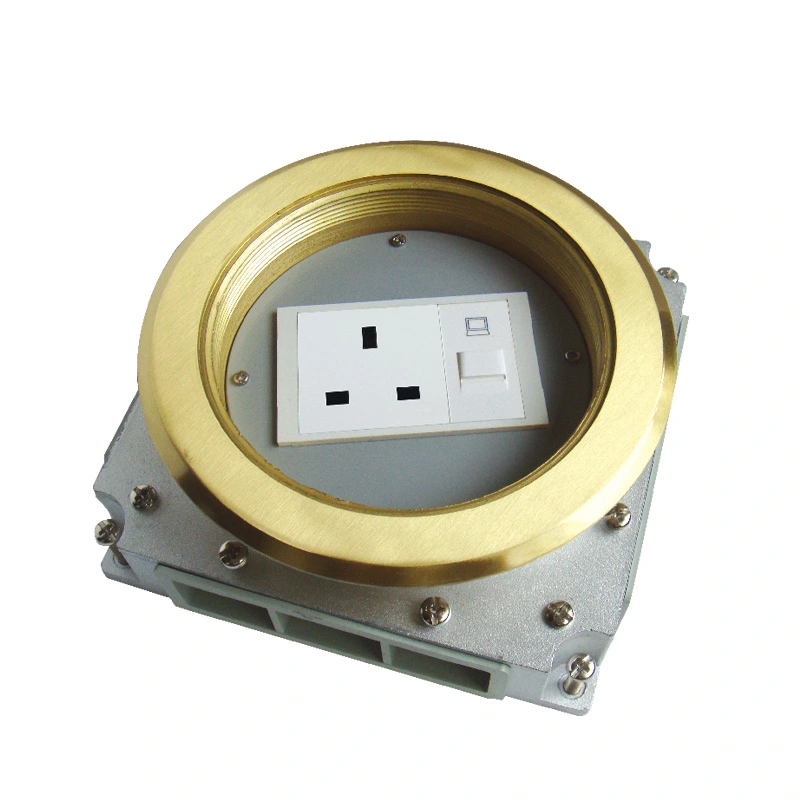 160mm Cover Solum occultatum circa Pentium Swivel Type Underfloor Sockets