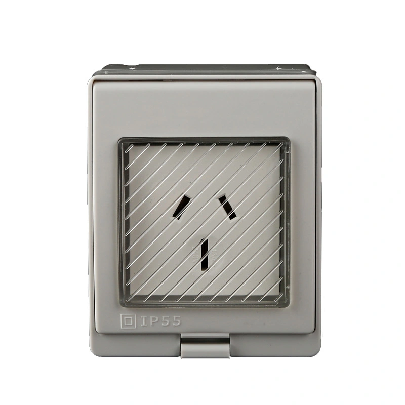 IP55 Series certa superficies Australiae Socket cum Switch