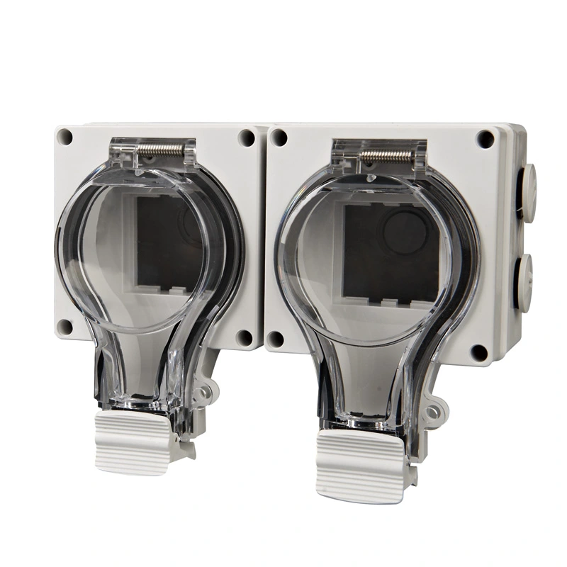 IP66 New Series IMPERVIUS Socket 2 Gang Socket vacua Testa