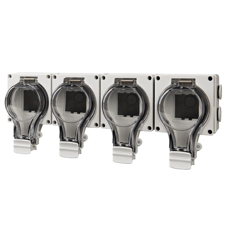 IP66 New Series IMPERVIUS Socket 4 Gang Socket vacua Testa