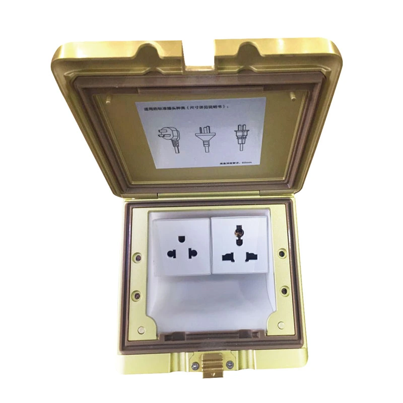 Pop Up Elevavit IP55 IMPERVIUS Electrical Floor Outlet Socket Box